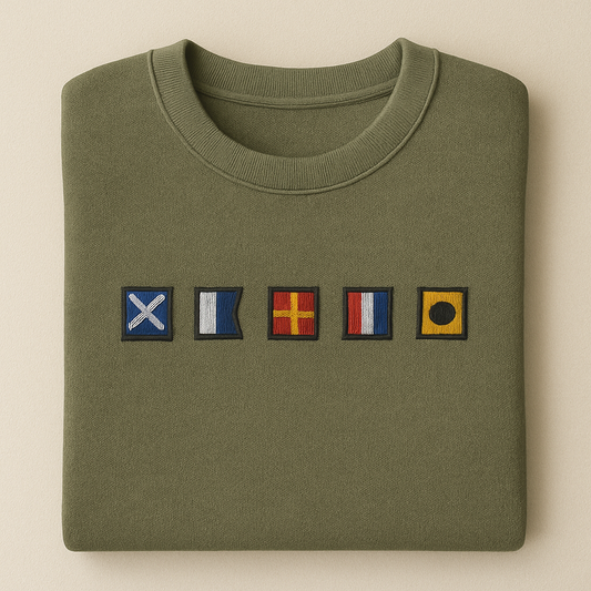 Sudadera Náutica Unisex Verde Khaki