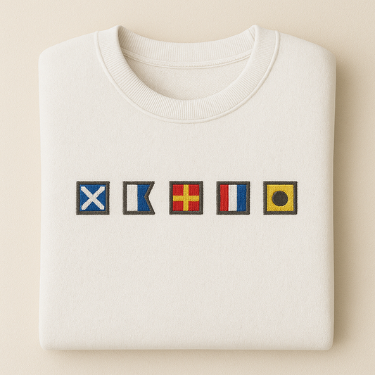 Sudadera Náutica Unisex Blanco