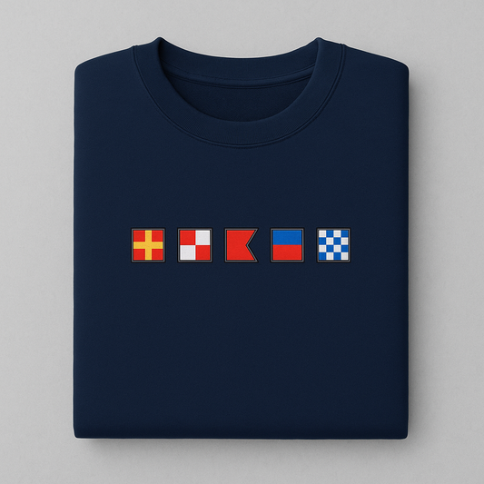 Sudadera Náutica Unisex Azul Marino